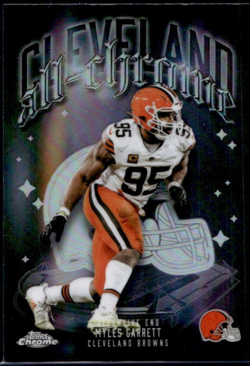 2025 Topps Chrome All Chrome Team Myles Garrett [Refractor] #ACT-15 card