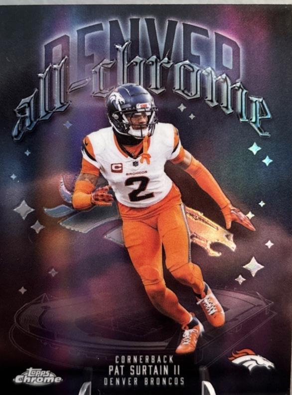 2025 Topps Chrome All Chrome Team Pat Surtain II [Refractor] #ACT-18 card