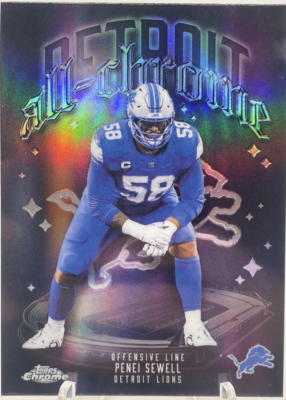2025 Topps Chrome All Chrome Team Penei Sewell [Refractor] #ACT-13 card