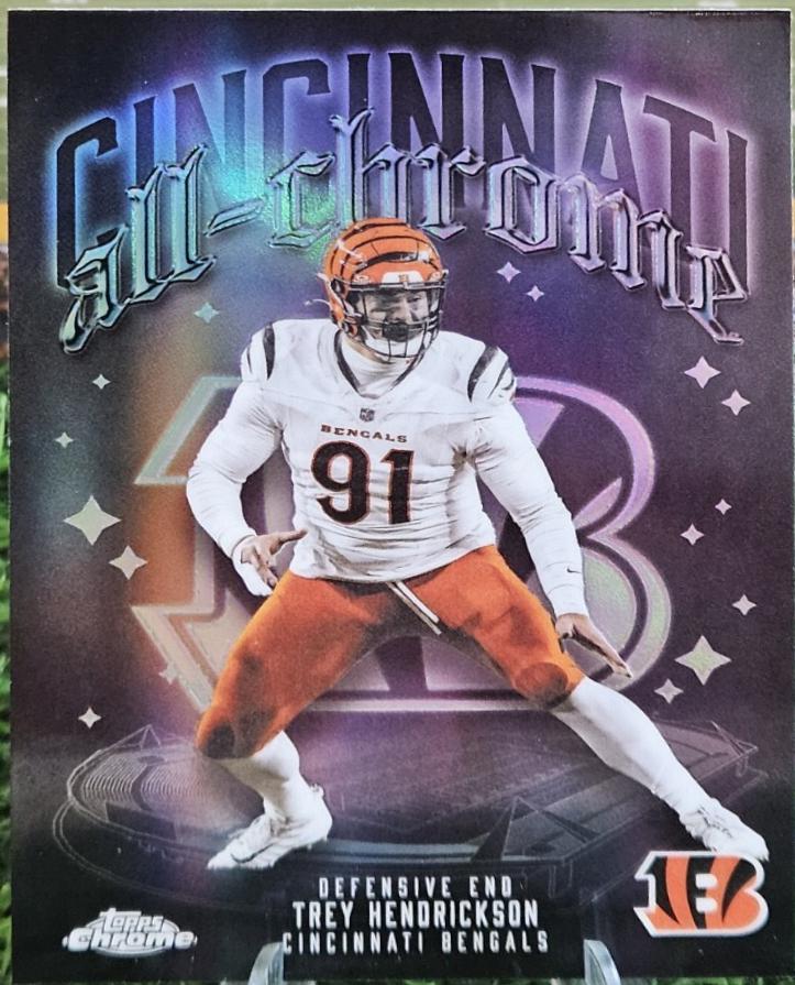 2025 Topps Chrome All Chrome Team Trey Hendrickson #ACT-16 card