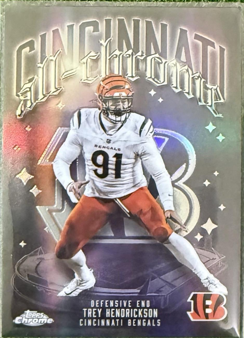 2025 Topps Chrome All Chrome Team Trey Hendrickson [Refractor] #ACT-16 card