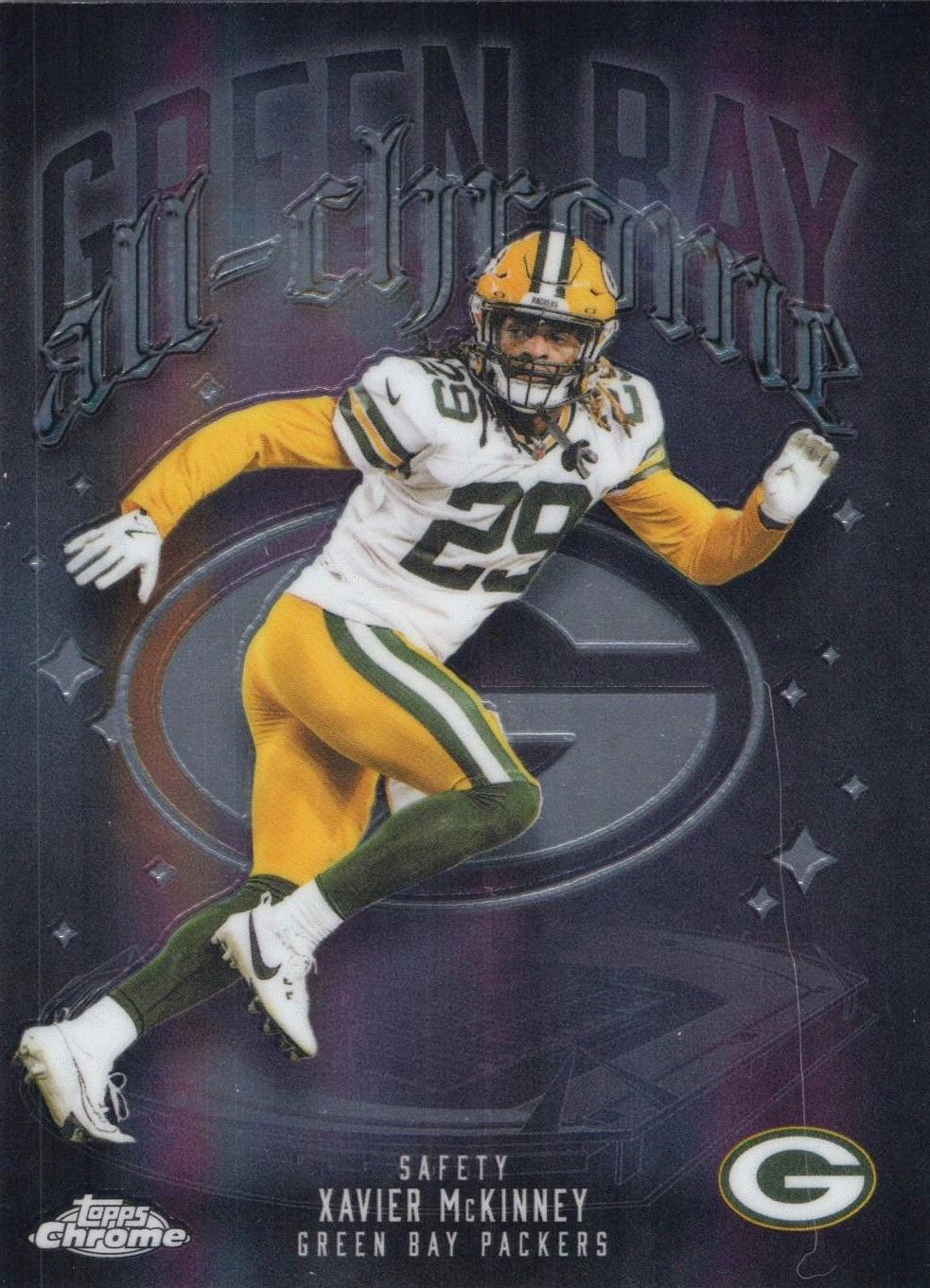 2025 Topps Chrome All Chrome Team Xavier McKinney #ACT-24 card
