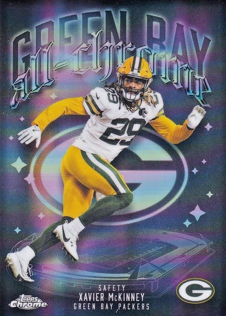 2025 Topps Chrome All Chrome Team Xavier McKinney [Refractor] #ACT-24 card