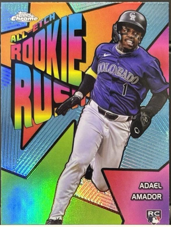 2025 Topps Chrome All Etch Rookie Rush Adael Amador #CERR-18 card