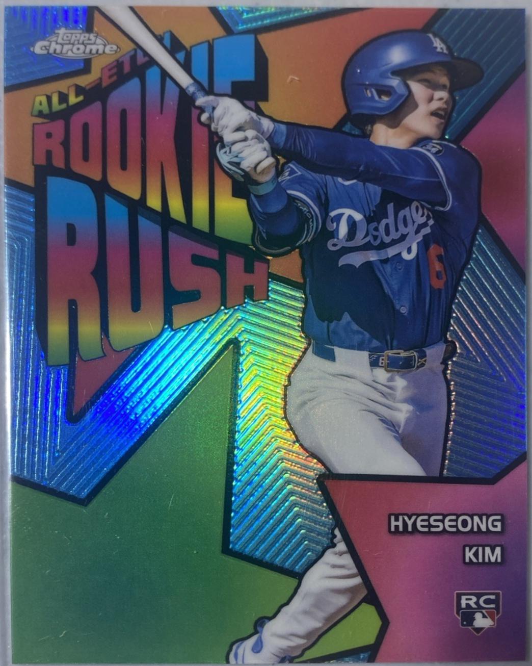 2025 Topps Chrome All Etch Rookie Rush Hyeseong Kim #CERR-3 card