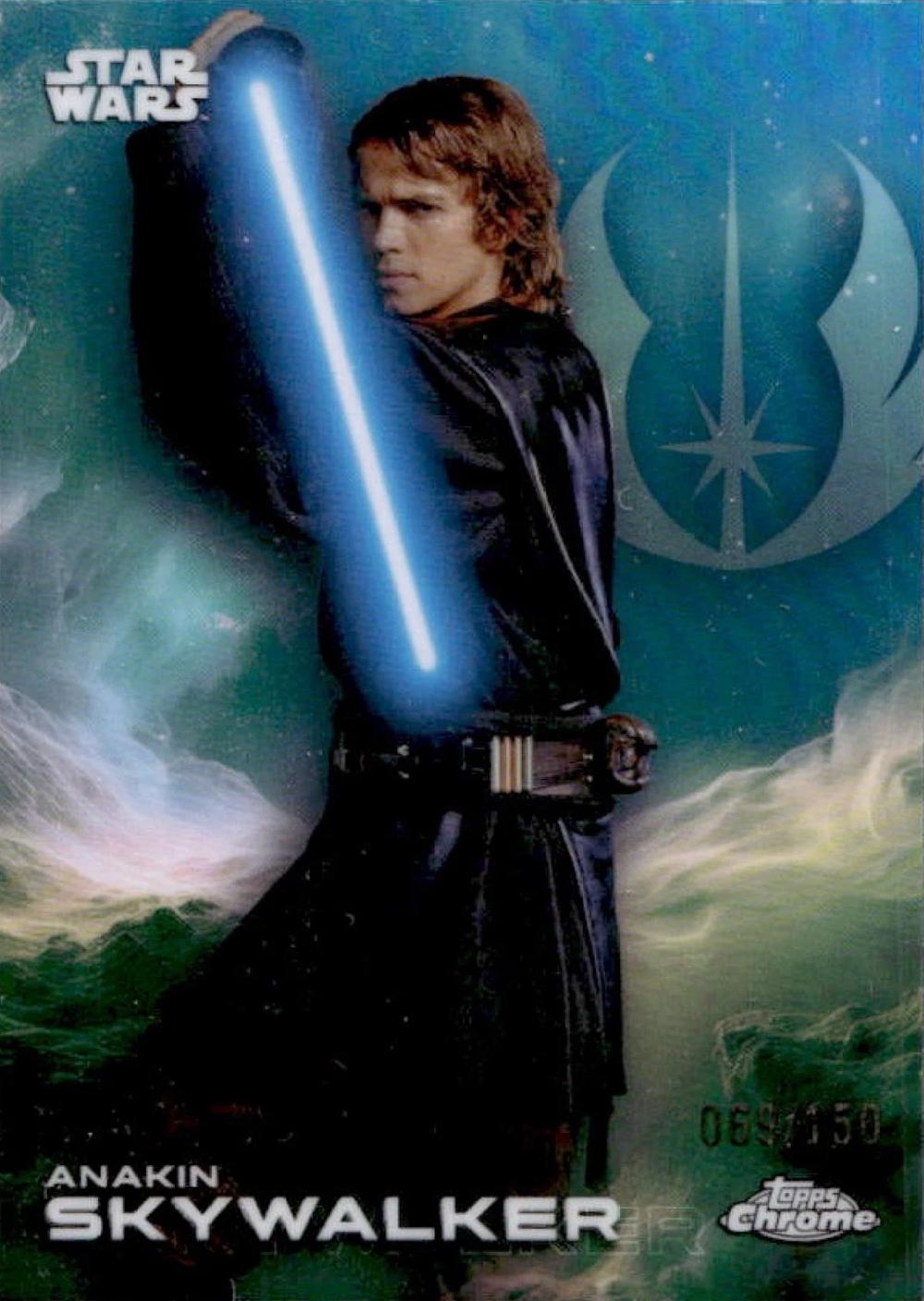 2025 Topps Chrome Anakin Skywalker [Blue] #3 card