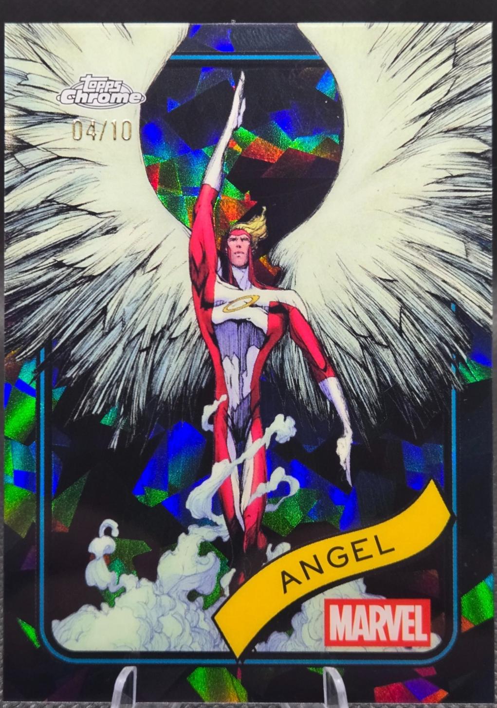 2025 Topps Chrome Angel [Black Sapphire] #186 card