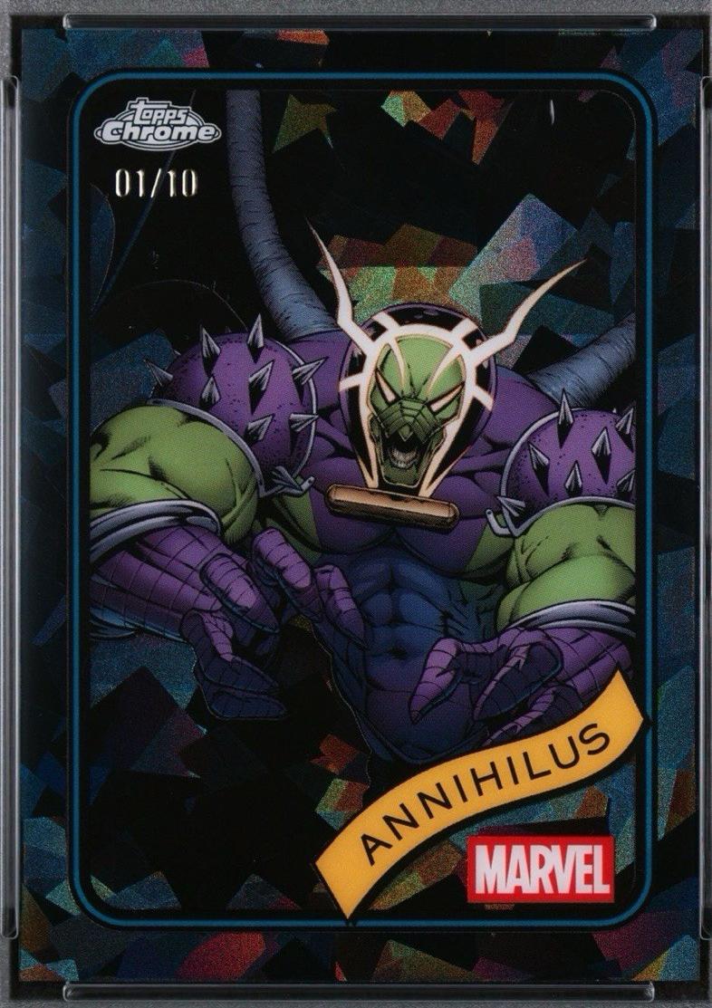 2025 Topps Chrome Annihilus [Black Sapphire] #118 card