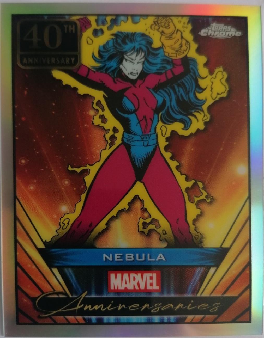 2025 Topps Chrome Anniversaries Nebula 40th Anniversary #MA-22 card