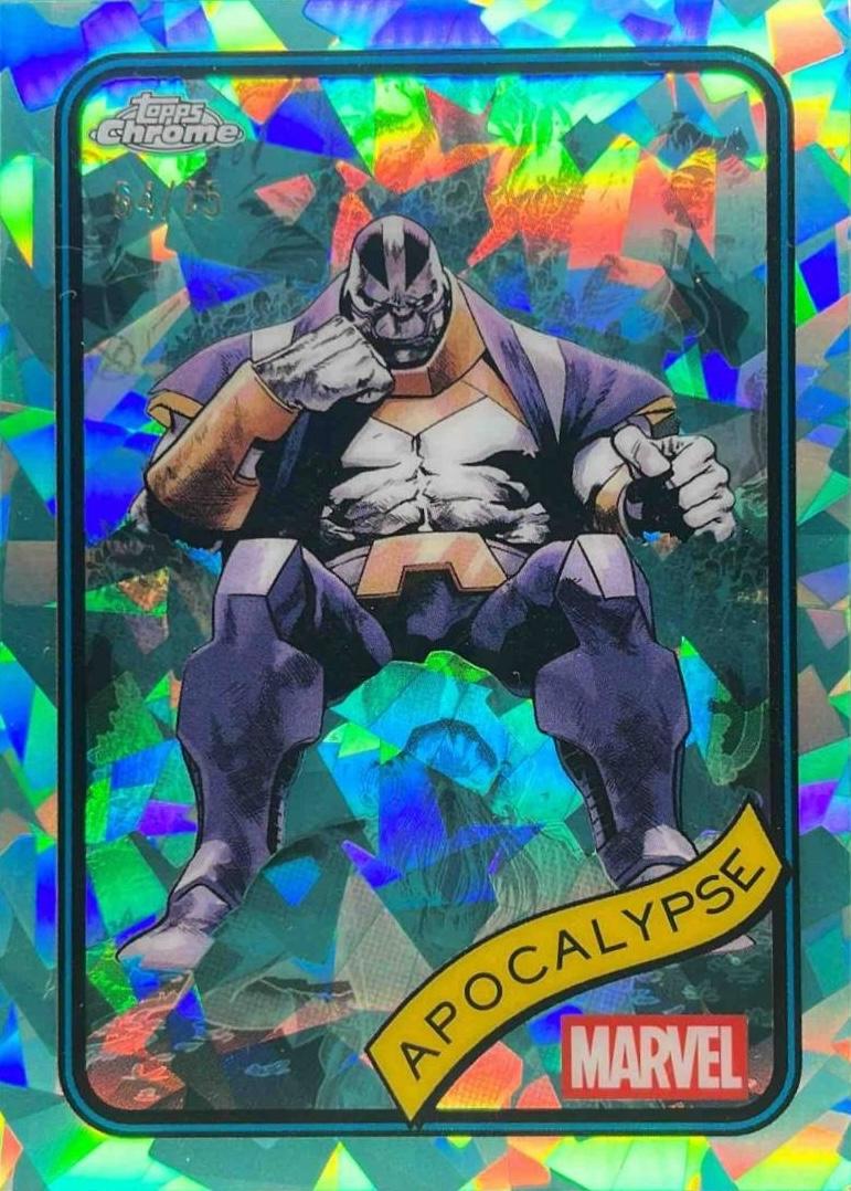 2025 Topps Chrome Apocalypse [Aqua Sapphire] #162 card