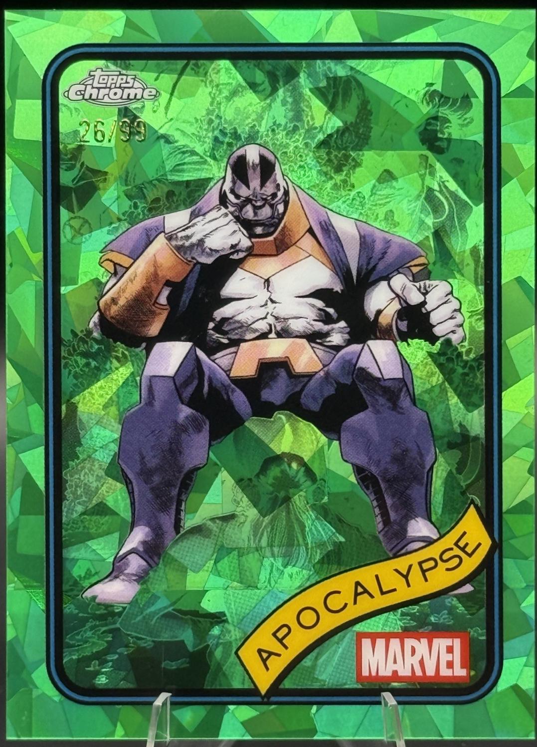 2025 Topps Chrome Apocalypse [Green Sapphire] #162 card