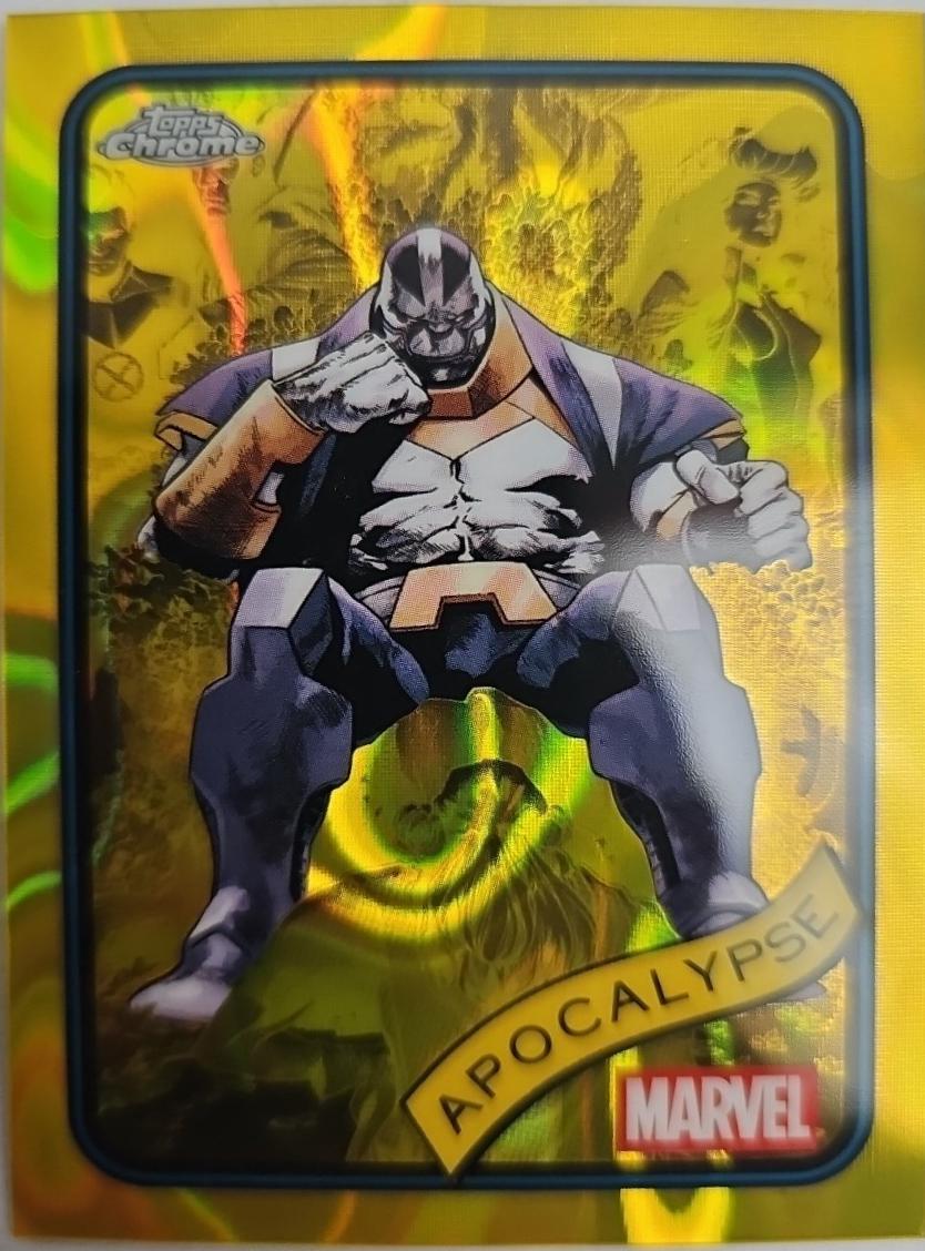 2025 Topps Chrome Apocalypse [Yellow Lava] #162 card