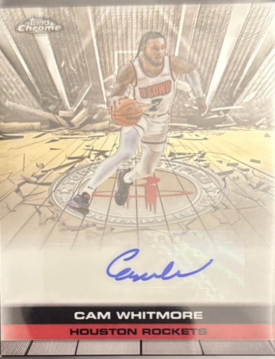 2025 Topps Chrome Autograph Issue Veteran Cam Whitmore #TAU-CW card