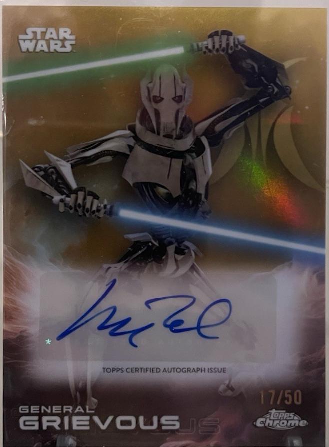 2025 Topps Chrome Autograph Matthew Wood [Gold] #A-MW card