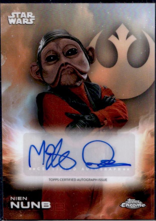 2025 Topps Chrome Autograph Mike Quinn #A-MQ card