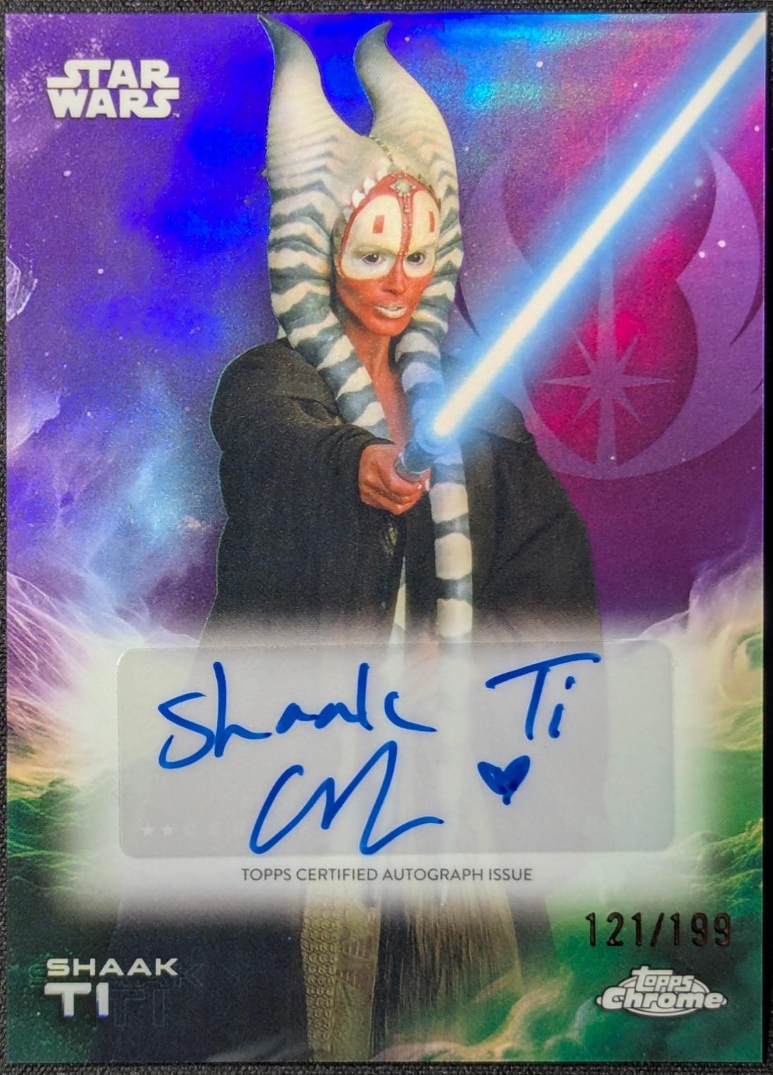 2025 Topps Chrome Autograph Orli Shoshan [Purple] #A-OS card