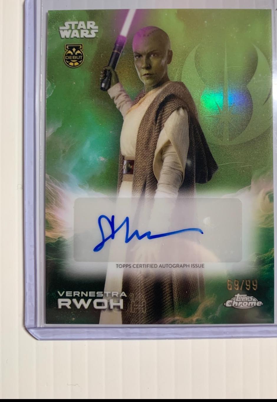 2025 Topps Chrome Autograph Rebecca Henderson #A-RH card