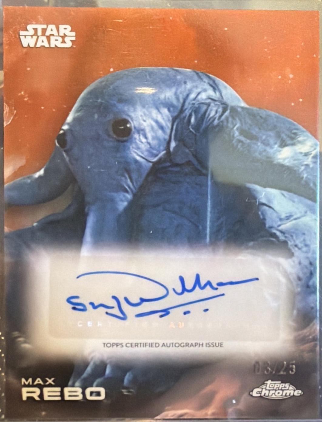 2025 Topps Chrome Autograph Simon Williamson [Orange] #A-SW card