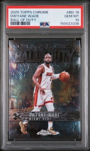 2025 Topps Chrome Ball Of Duty Dwyane Wade #BD-16 card