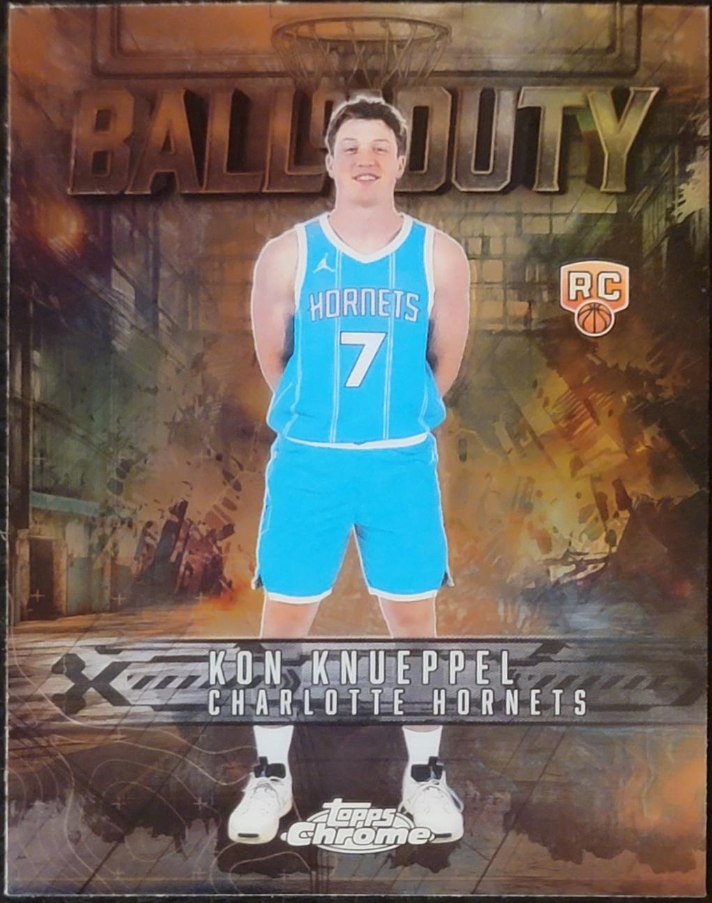 2025 Topps Chrome Ball Of Duty Kon Knueppel #BD-23 card