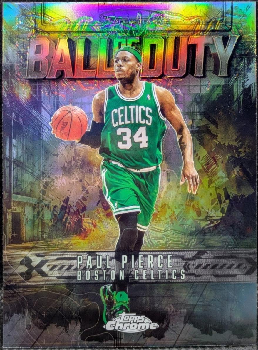 2025 Topps Chrome Ball Of Duty Paul Pierce #BD-19 card