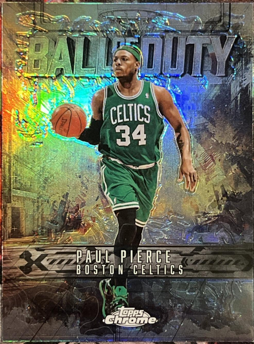 2025 Topps Chrome Ball Of Duty Paul Pierce [Refractor] #BD-19 card