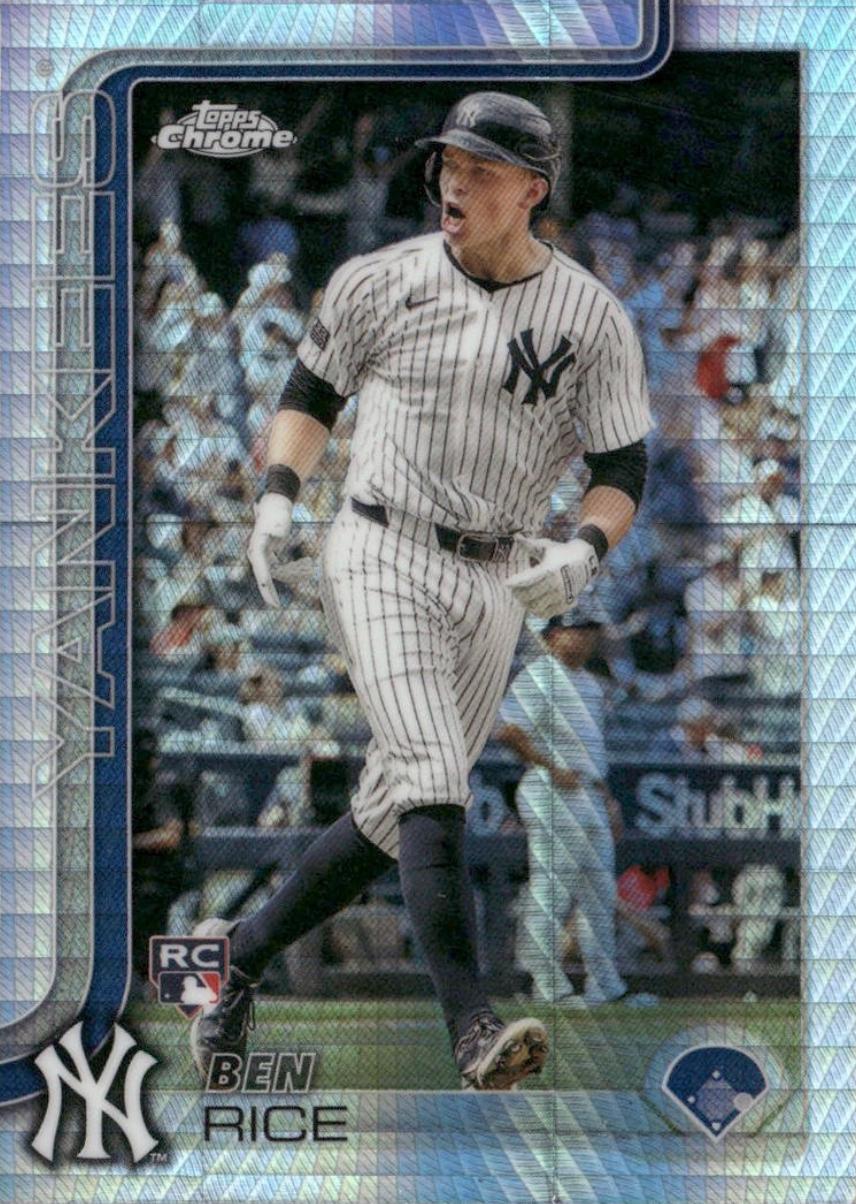 2025 Topps Chrome Ben Rice [Prism] #139 card