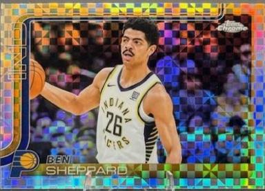2025 Topps Chrome Ben Sheppard [X-Fractor] #94 card