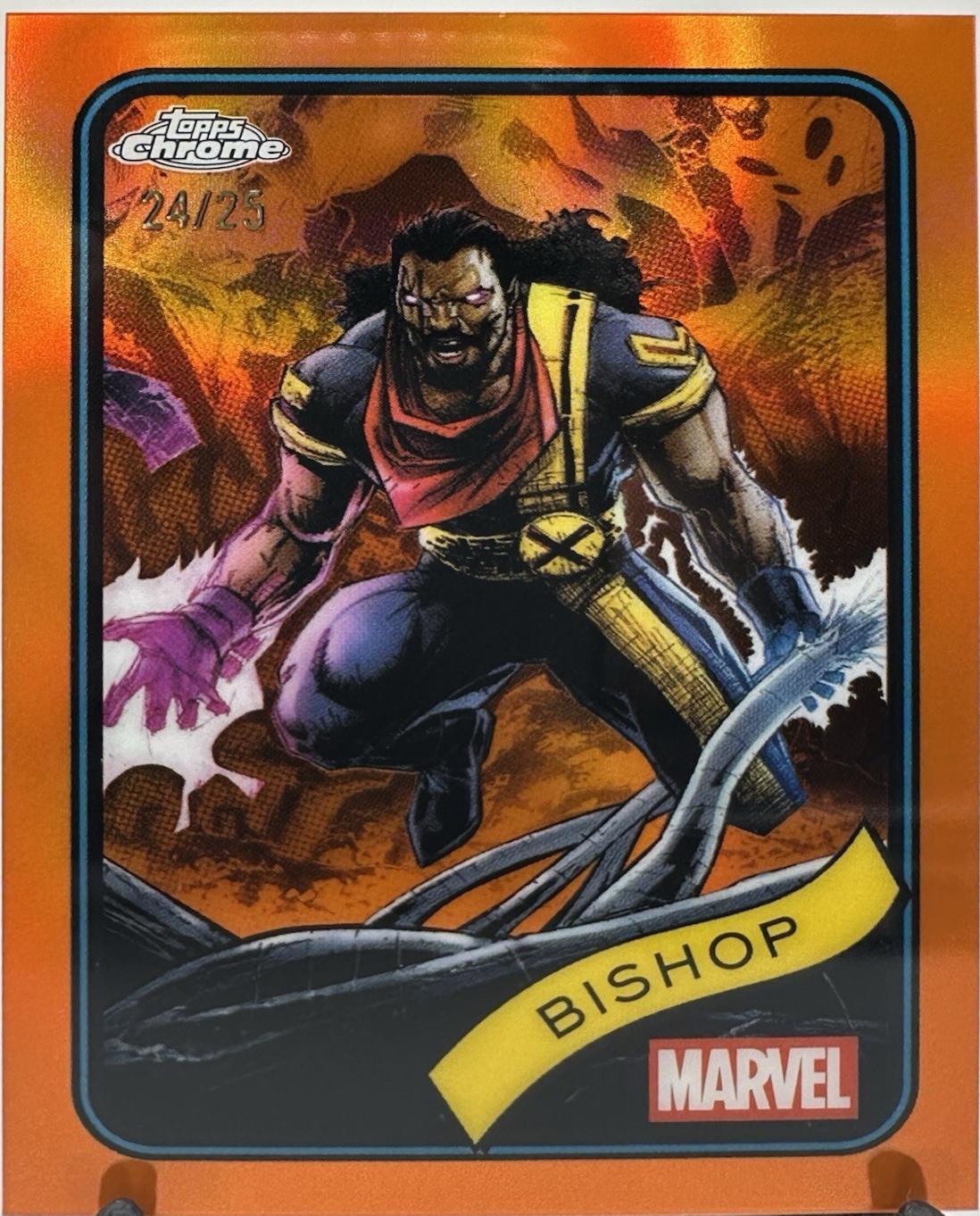 2025 Topps Chrome Bishop [Orange] #197 card
