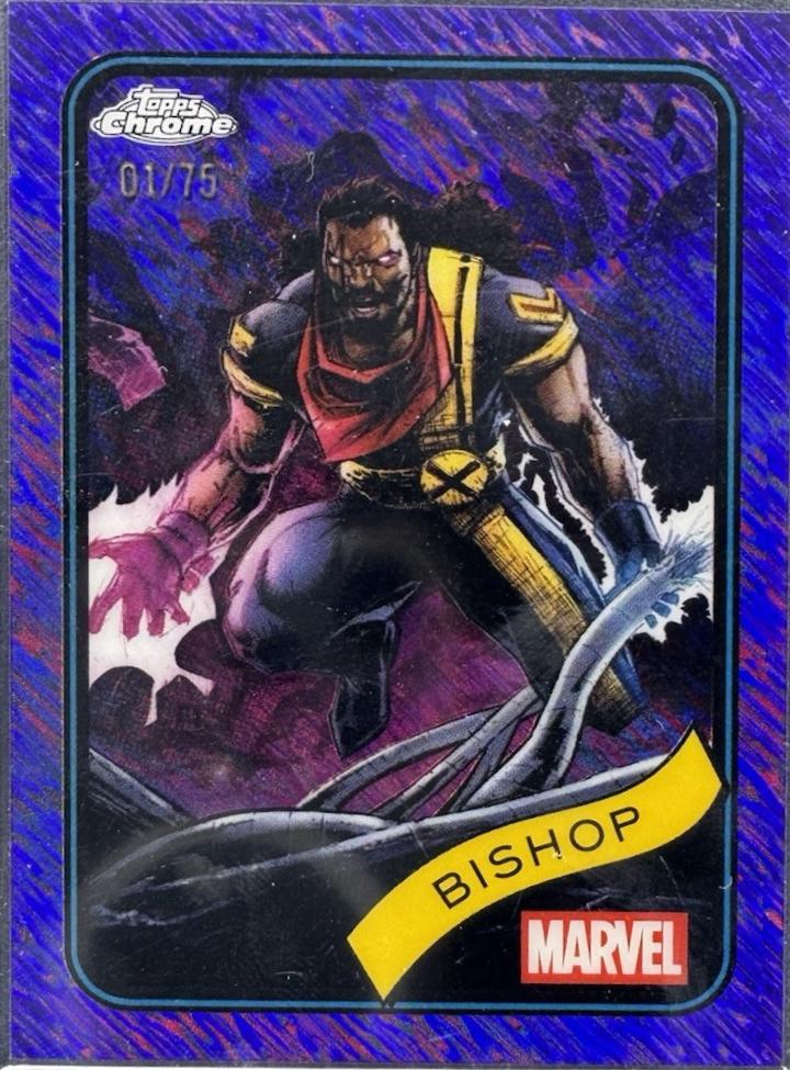 2025 Topps Chrome Bishop [Purple Shimmer] #197 card