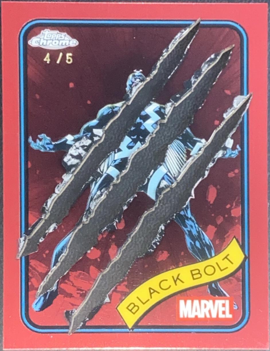 2025 Topps Chrome Black Bolt [Black Clawed] #116 card