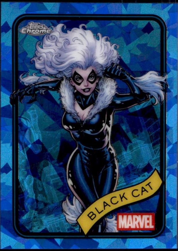 2025 Topps Chrome Black Cat [Black Sapphire] #106 card