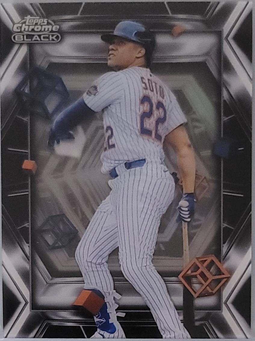 2025 Topps Chrome Black Depth of Darkness Juan Soto #DOD-8 card