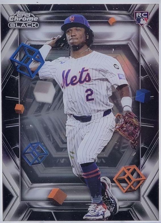 2025 Topps Chrome Black Depth of Darkness Luisangel Acuna #DOD-3 card