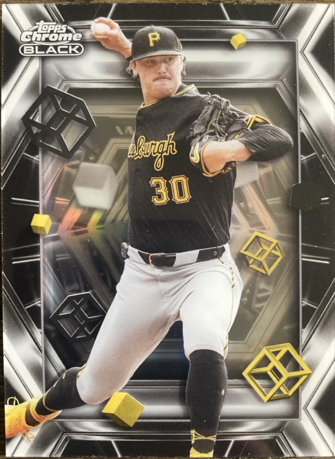 2025 Topps Chrome Black Depth of Darkness Paul Skenes #DOD-18 card