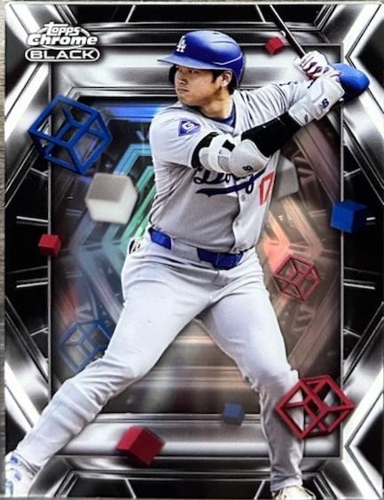 2025 Topps Chrome Black Depth of Darkness Shohei Ohtani #DOD-7 card