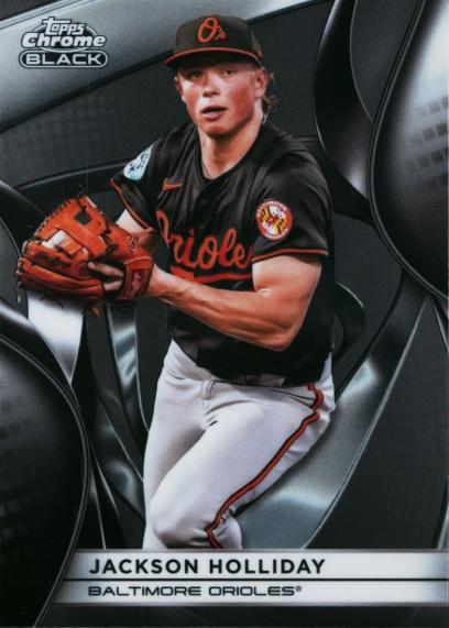 2025 Topps Chrome Black Jackson Holliday #43 card