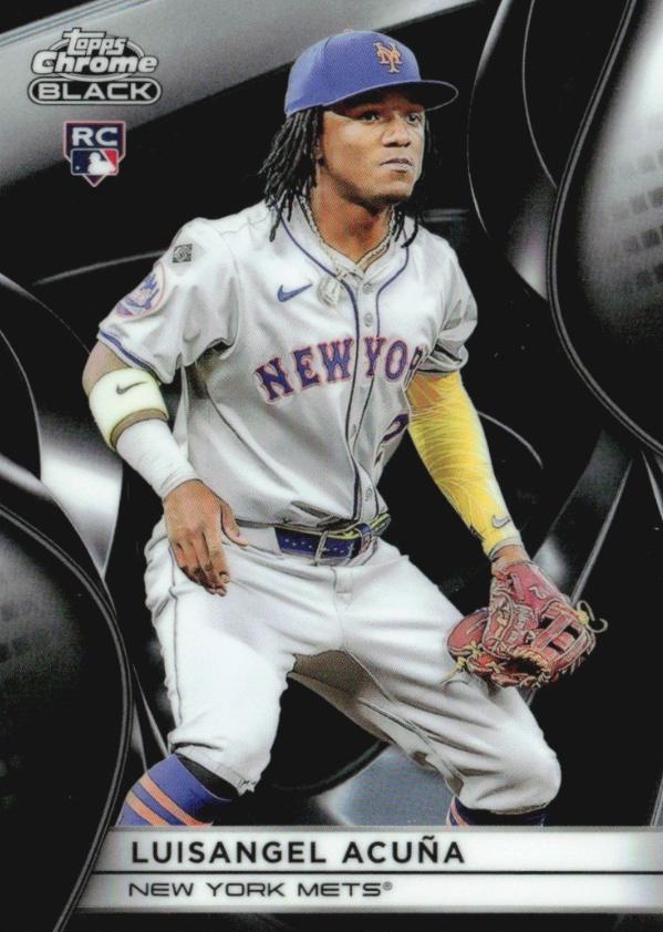 2025 Topps Chrome Black Luisangel Acuna #53 card