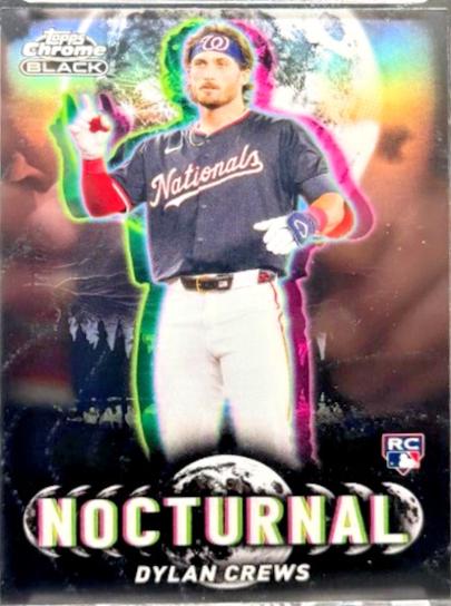 2025 Topps Chrome Black Nocturnal Dylan Crews #NOC-11 card