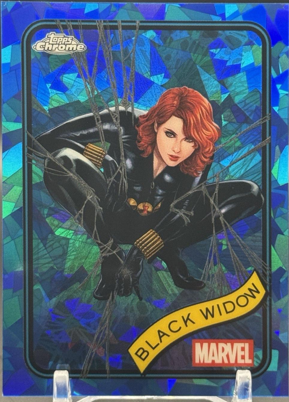 2025 Topps Chrome Black Widow [Black Sapphire] #129 card