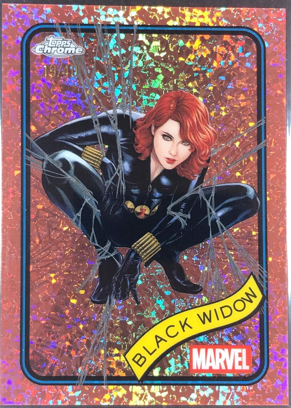 2025 Topps Chrome Black Widow [Rose Gold Mini Diamonds] #129 card