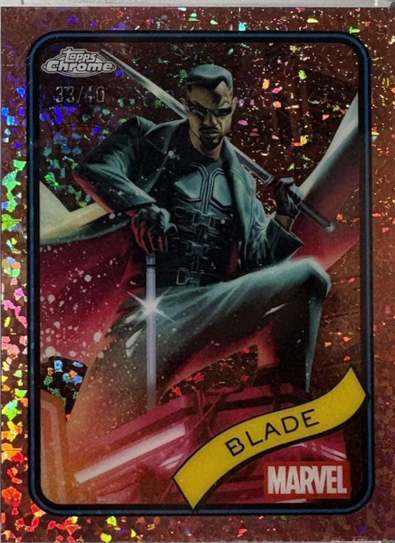 2025 Topps Chrome Blade [Rose Gold Mini Diamonds] #126 card