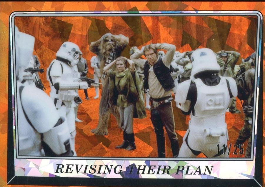 2025 Topps Chrome Boba Fett [Orange Sapphire] #11 card