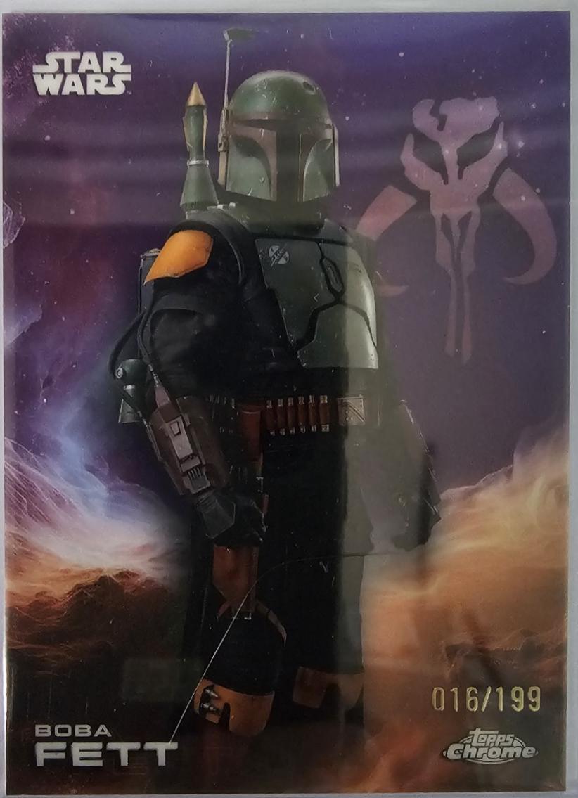 2025 Topps Chrome Boba Fett [Purple Sapphire] #11 card