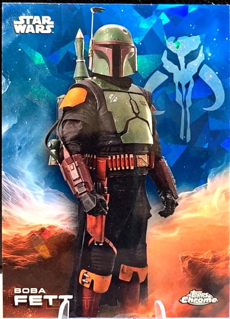 2025 Topps Chrome Boba Fett [Sapphire] #11 card