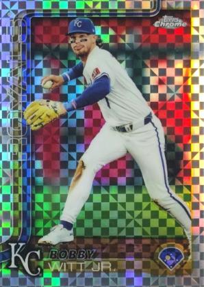 2025 Topps Chrome Bobby Witt Jr. [X-Fractor] #93 card