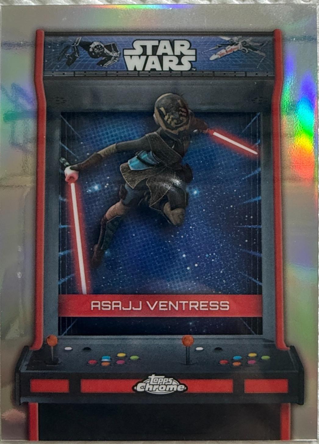 2025 Topps Chrome Bonus Stage Asajj Ventress #BS-AV card