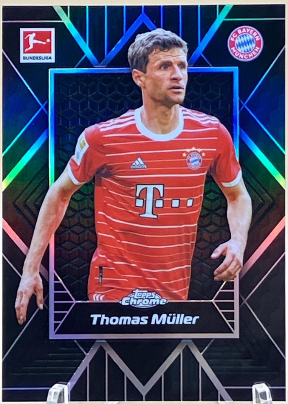 2025 Topps Chrome Bundesliga Shadow Etch Thomas Muller #SE-6 card