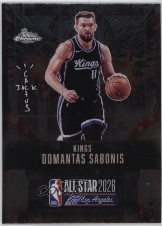2025 Topps Chrome Cactus Jack X NBA All-Star Game Domantas Sabonis #10 card