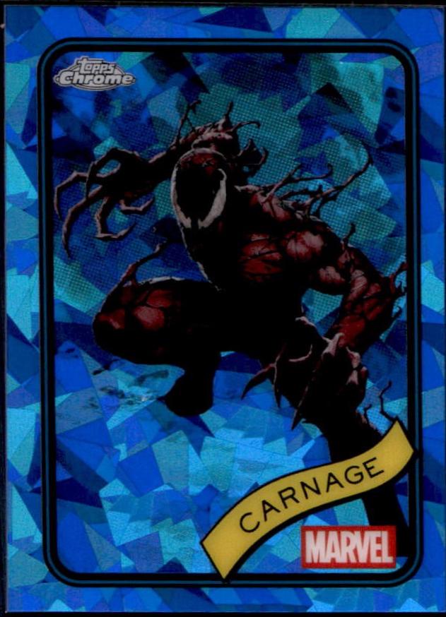 2025 Topps Chrome Carnage [Sapphire] #173 card